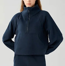 Load image into Gallery viewer, Restore Cropped Half-Zip Sweatshirt