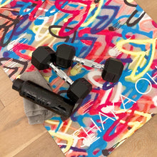 Load image into Gallery viewer, Graffiti Hearts Everywhere Mat