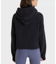 Load image into Gallery viewer, Restore Cropped Zipped Hoodie
