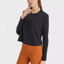 Load image into Gallery viewer, Featherlight Cropped Long Sleeved Shirt