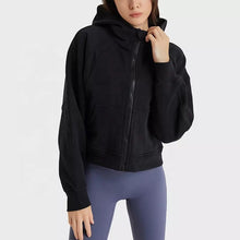 Load image into Gallery viewer, Restore Cropped Zipped Hoodie