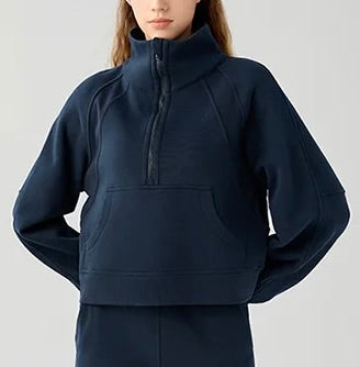 Restore Cropped Half-Zip Sweatshirt