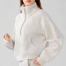 Load image into Gallery viewer, Restore Cropped Half-Zip Sweatshirt
