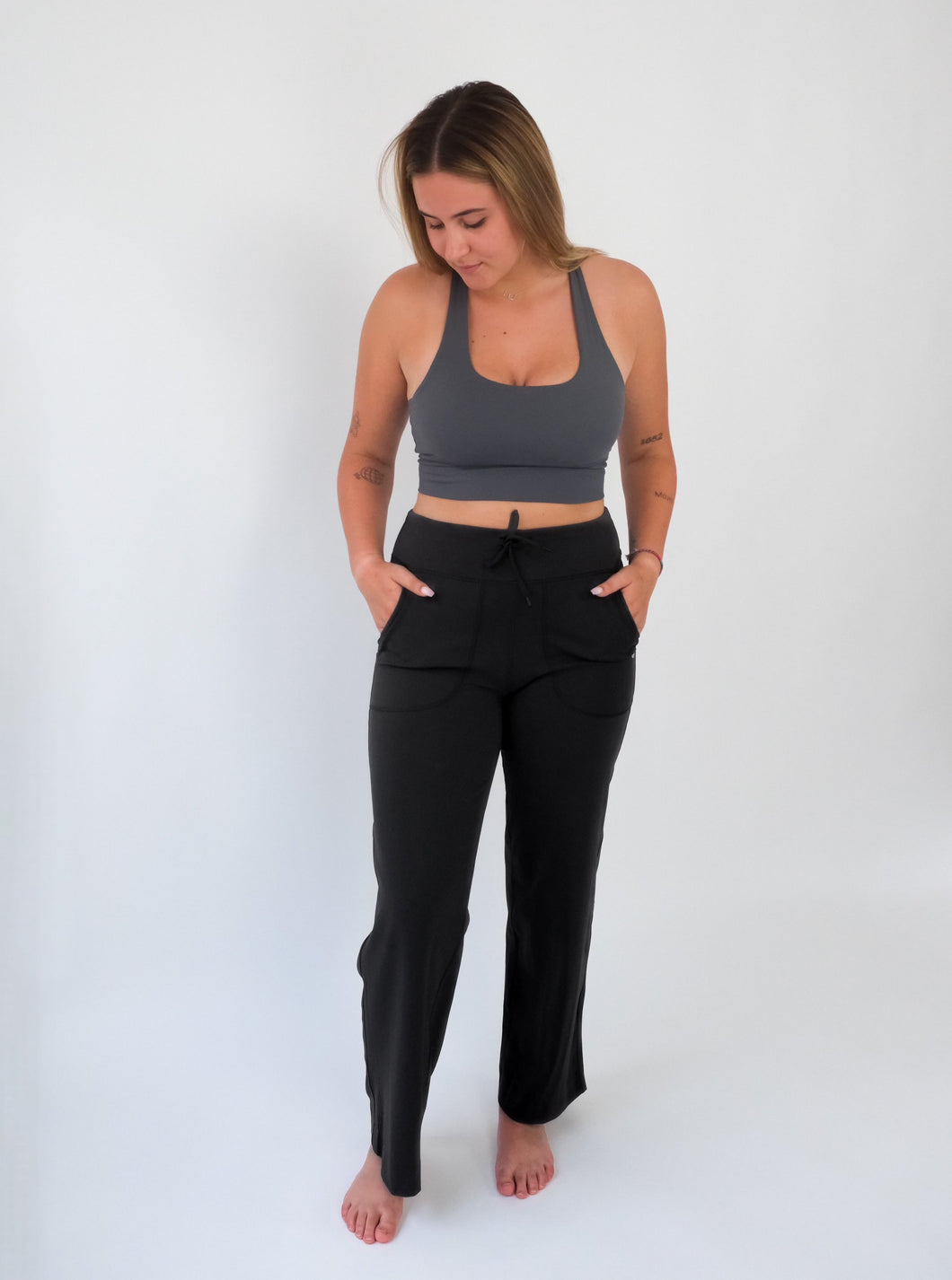 Wide Leg Ankle Length Pant